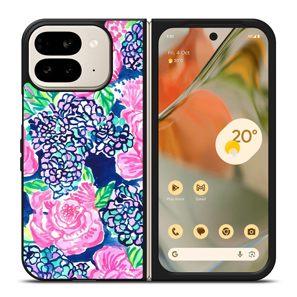 LILLY PULITZER ROSE FLOWER Google Pixel 9 Pro Fold Case Cover