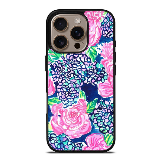 LILLY PULITZER ROSE FLOWER iPhone 16 Pro Case Cover