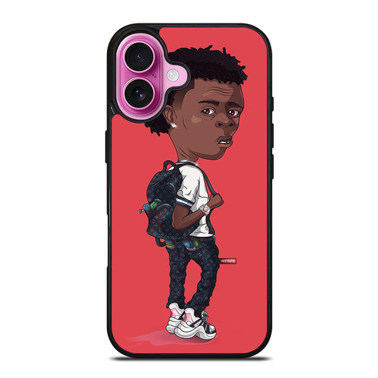 LIL BABY RAPPER CARTOON iPhone 16 Plus Case Cover