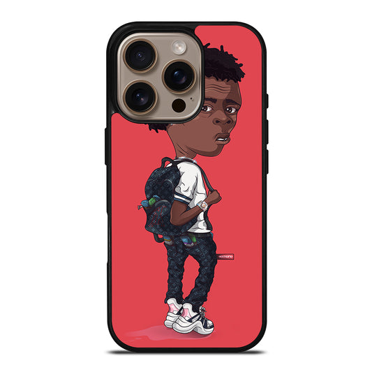LIL BABY RAPPER CARTOON iPhone 16 Pro Case Cover