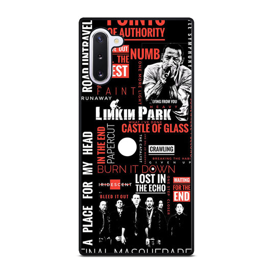 LINKIN PARK LYRIC Samsung Galaxy Note 10 Case Cover