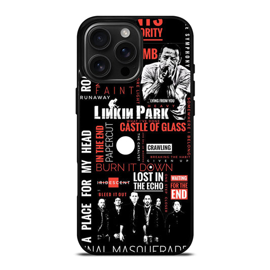 LINKIN PARK LYRIC iPhone 16 Pro Max Case Cover
