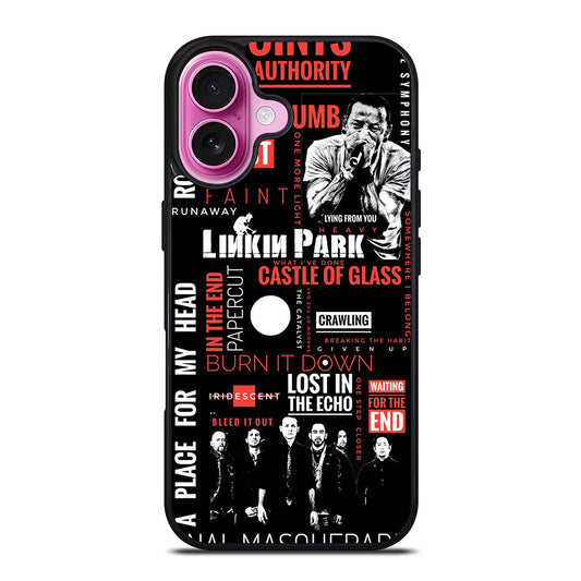 LINKIN PARK LYRIC iPhone 16 Plus Case Cover