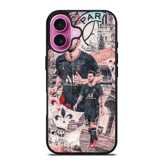 LIONEL MESSI FOOTBALL ART iPhone 16 Plus Case Cover