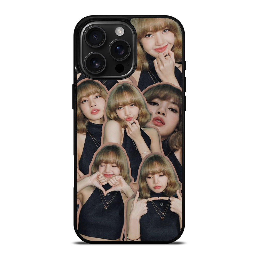 LISA BLACKPINK CUTE COLLAGE iPhone 16 Pro Max Case Cover