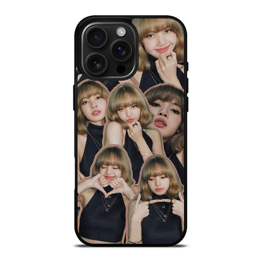 LISA BLACKPINK CUTE COLLAGE iPhone 16 Pro Max Case Cover