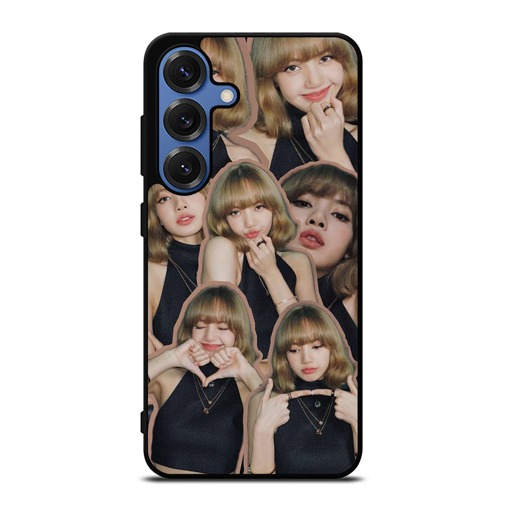 LISA BLACKPINK CUTE COLLAGE Samsung Galaxy S25 Case Cover