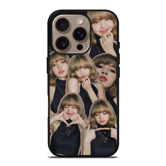 LISA BLACKPINK CUTE COLLAGE iPhone 16 Pro Case Cover