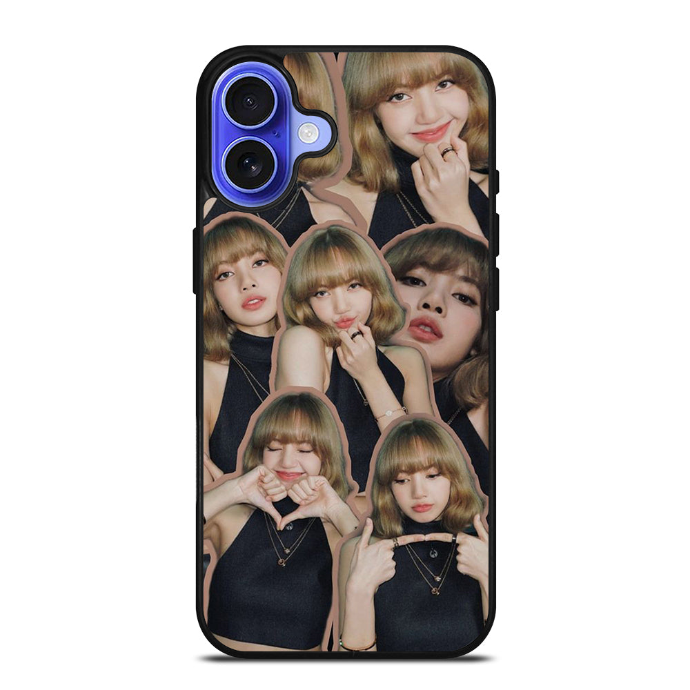 LISA BLACKPINK CUTE COLLAGE iPhone 16 Case Cover