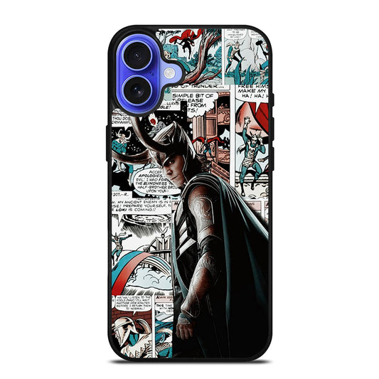LOKI COMIC iPhone 16 Case Cover