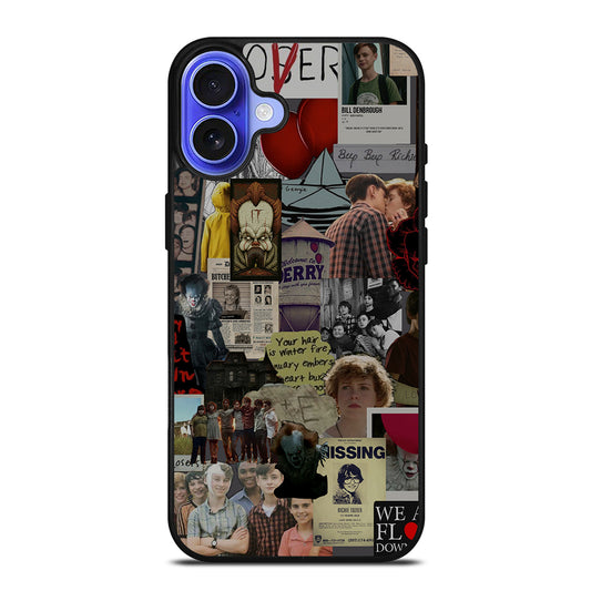LOSERS CLUB IT MOVIES COLLAGE 1 iPhone 16 Case Cover