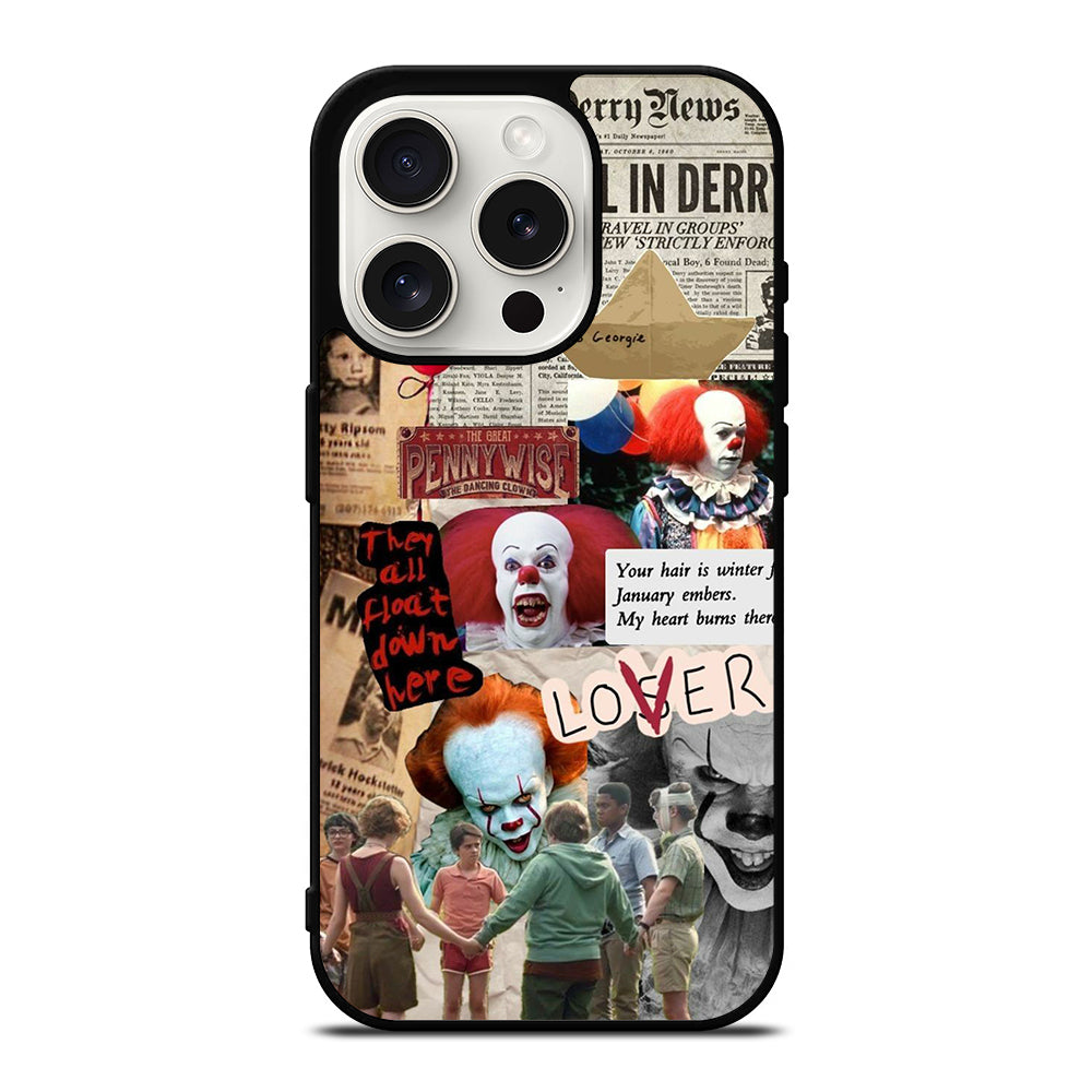 LOSERS CLUB IT MOVIES COLLAGE 3 iPhone 15 Pro Case Cover