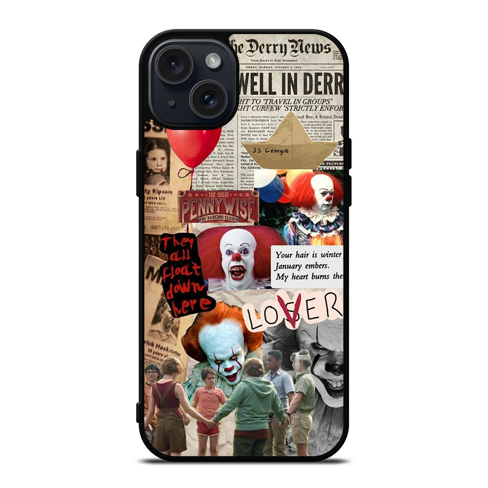 LOSERS CLUB IT MOVIES COLLAGE 3 iPhone 15 Plus Case Cover