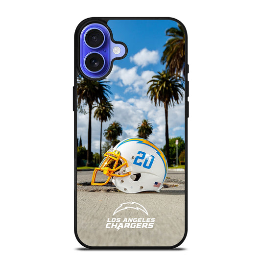 LOS ANGELES CHARGERS HELMET ICON iPhone 16 Case Cover