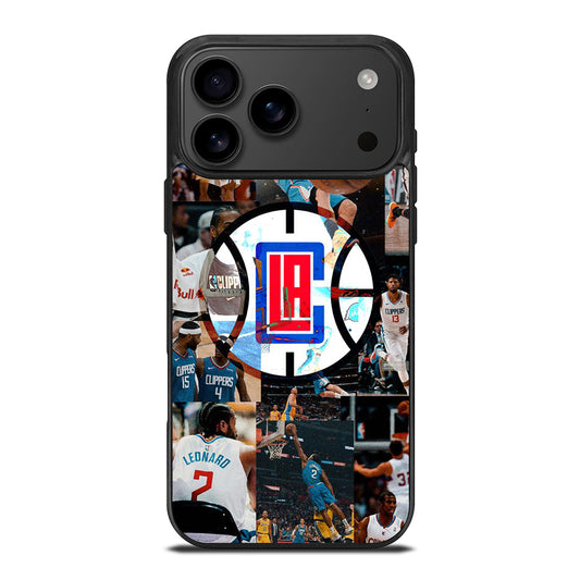 LOS ANGELES CLIPPERS COLLAGE LOGO iPhone 17 Pro Max Case Cover