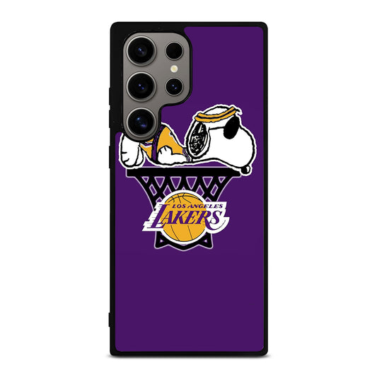 LOS ANGELES LAKERS SNOOPY BASKETBALL LOGO Samsung Galaxy S24 Ultra Case Cover