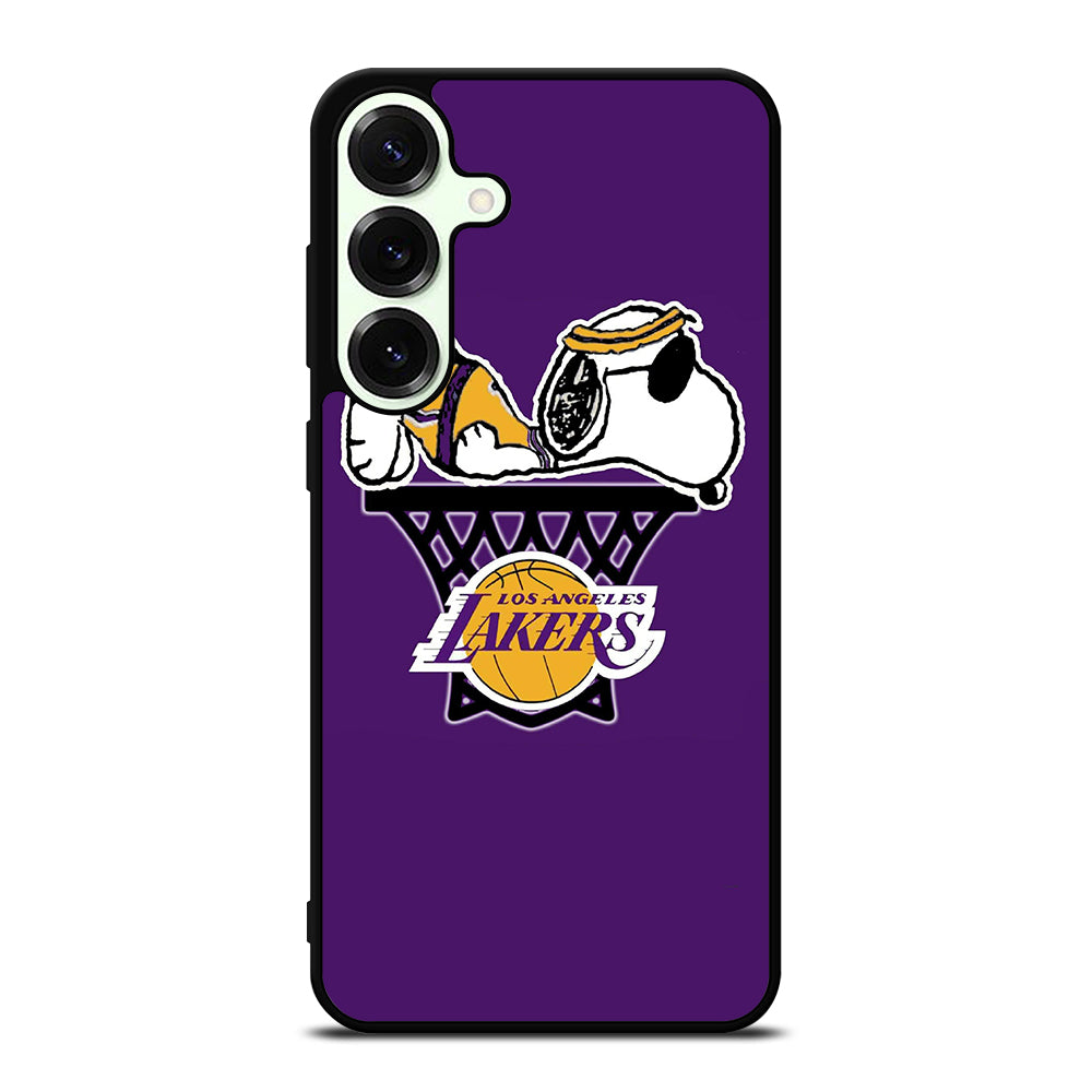 LOS ANGELES LAKERS SNOOPY BASKETBALL LOGO Samsung Galaxy S25 Plus Case Cover