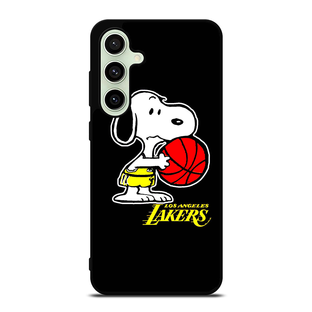 LOS ANGELES LAKERS SNOOPY CARTOON Samsung Galaxy S24 FE Case Cover