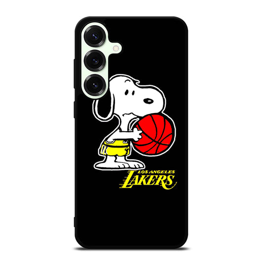 LOS ANGELES LAKERS SNOOPY CARTOON Samsung Galaxy S26 Plus Case Cover
