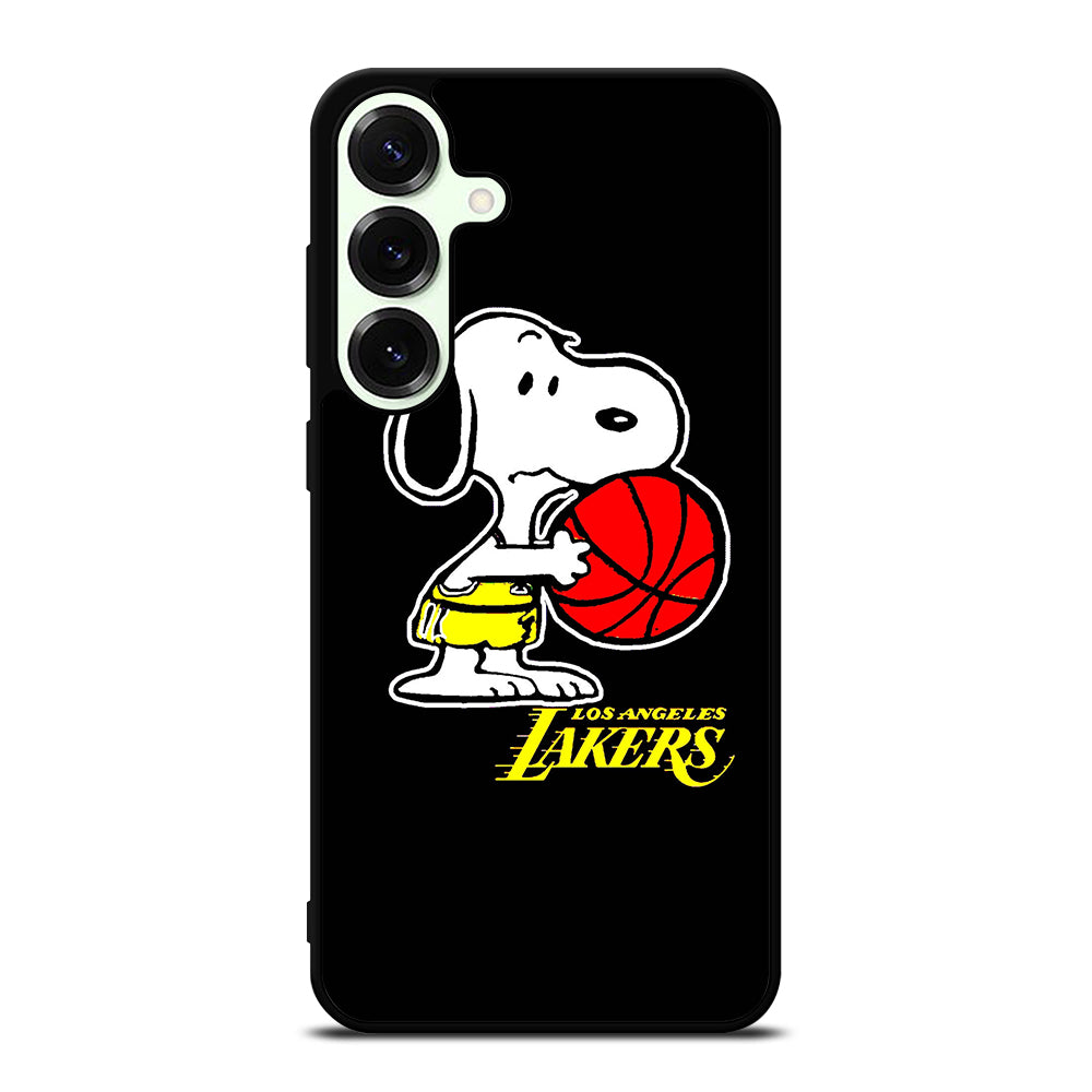 LOS ANGELES LAKERS SNOOPY CARTOON Samsung Galaxy S25 Plus Case Cover
