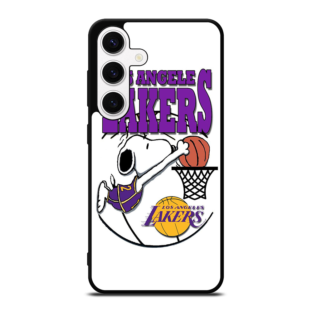 LOS ANGELES LAKERS SNOOPY LOGO Samsung Galaxy S24 Case Cover