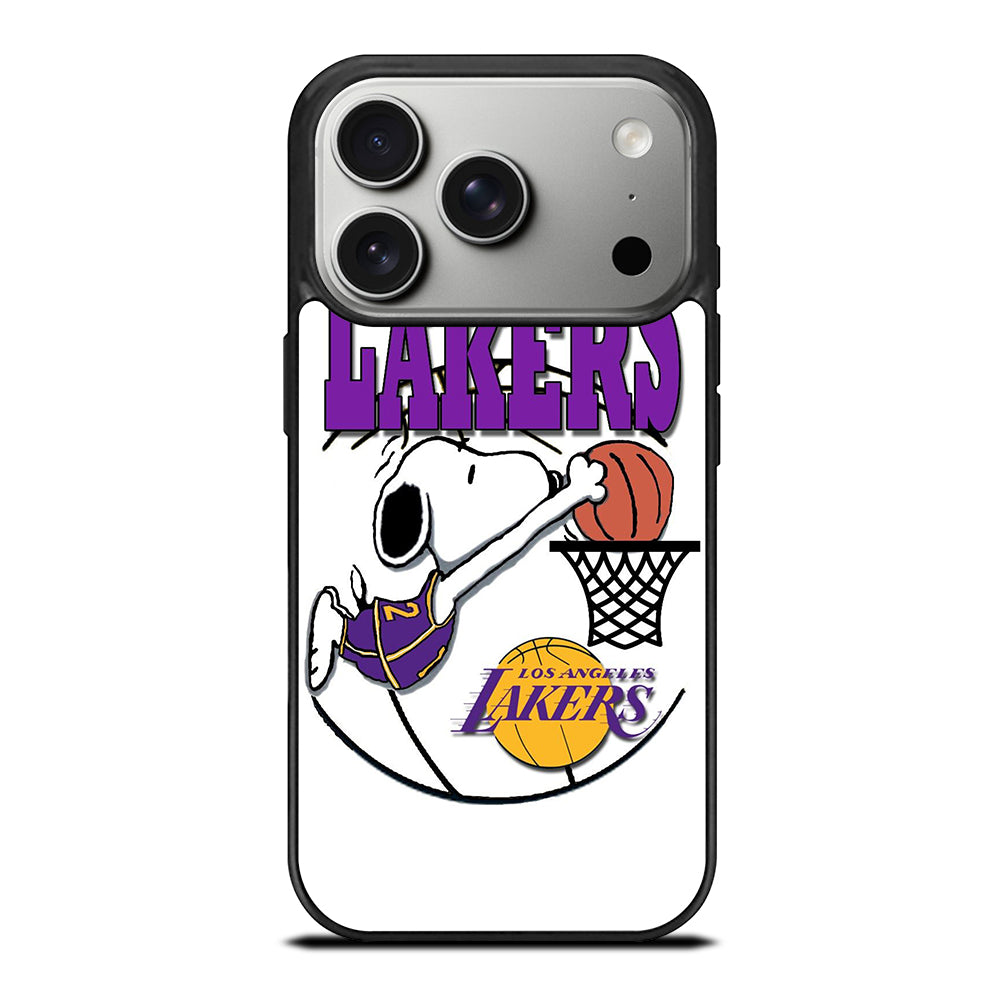 LOS ANGELES LAKERS SNOOPY LOGO iPhone 17 Pro Case Cover
