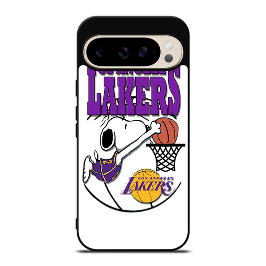 LOS ANGELES LAKERS SNOOPY LOGO Google Pixel 9 Pro Case Cover