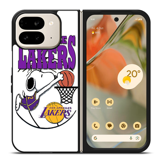 LOS ANGELES LAKERS SNOOPY LOGO Google Pixel 9 Pro Fold Case Cover