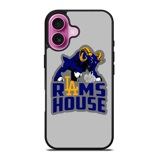 LOS ANGELES RAMS NFL ICON 2 iPhone 16 Plus Case Cover