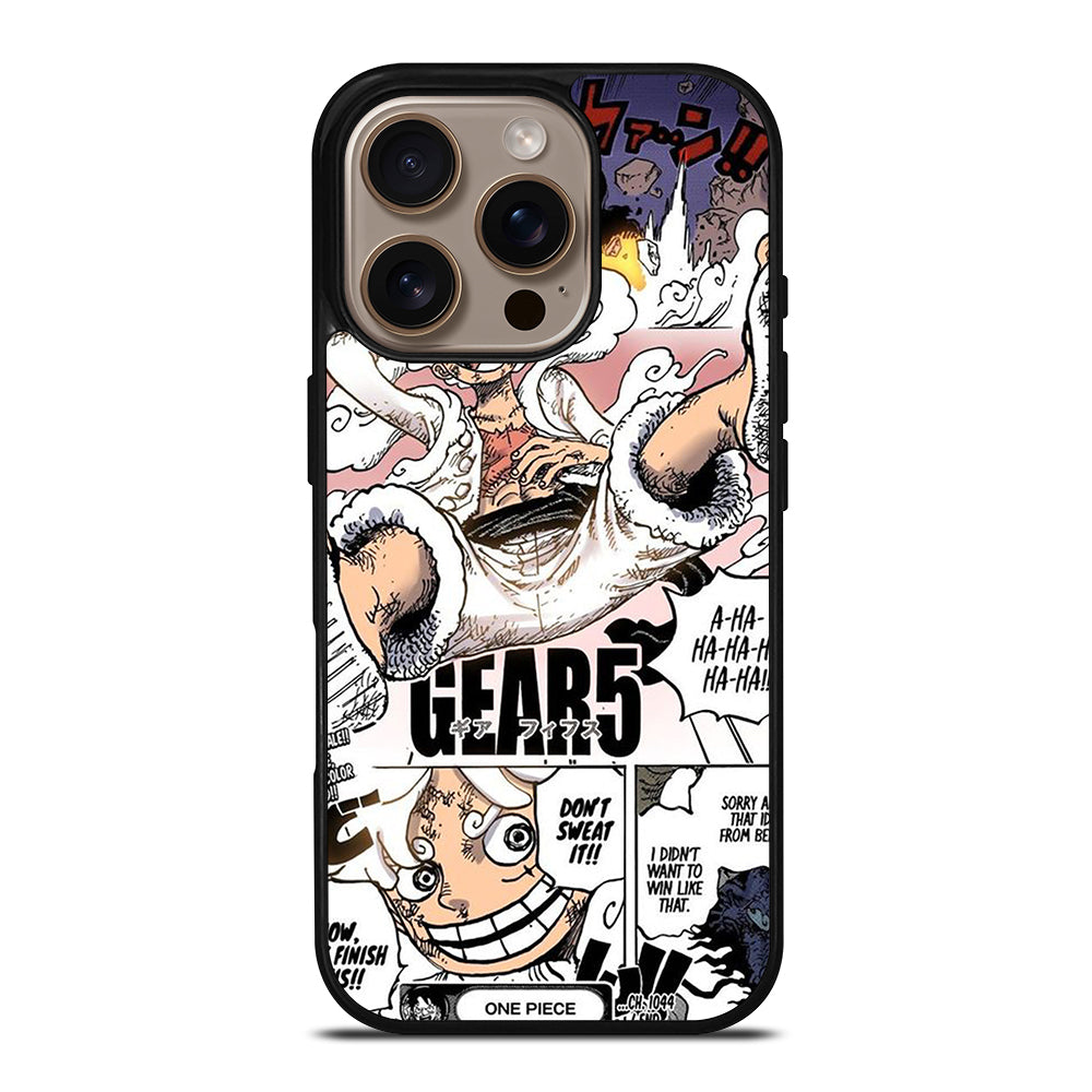 LUFFY ONE PIECE GEAR 5 MANGA iPhone 16 Pro Case Cover