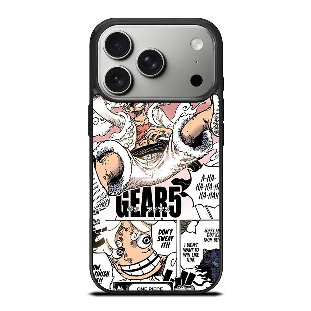 LUFFY ONE PIECE GEAR 5 MANGA iPhone 17 Pro Case Cover