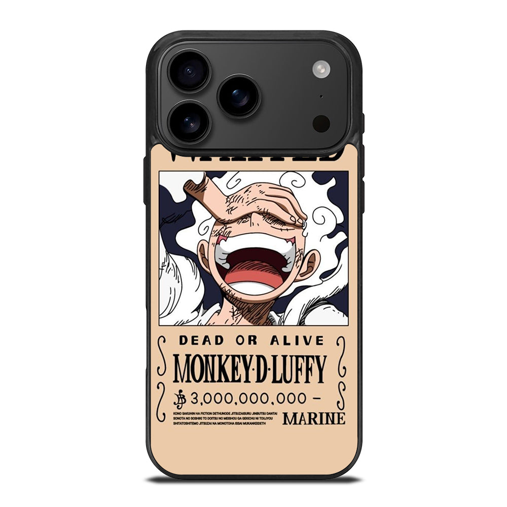 LUFFY ONE PIECE GEAR 5 iPhone 17 Pro Max Case Cover