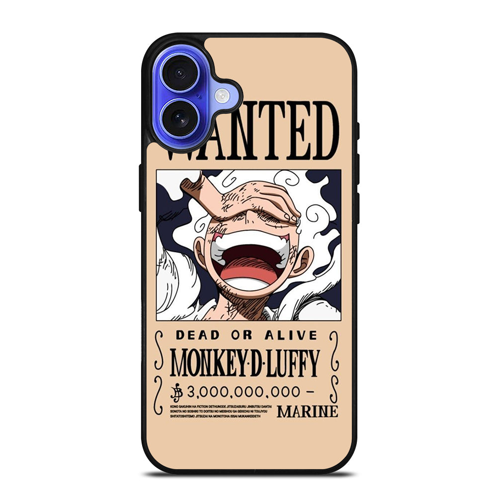 LUFFY ONE PIECE GEAR 5 iPhone 16 Case Cover