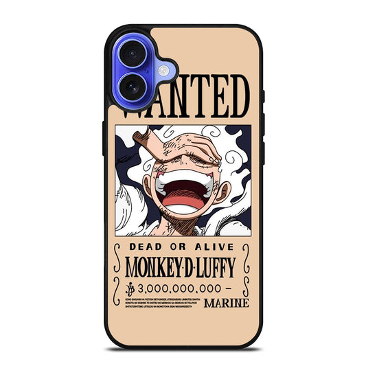 LUFFY ONE PIECE GEAR 5 iPhone 16 Case Cover