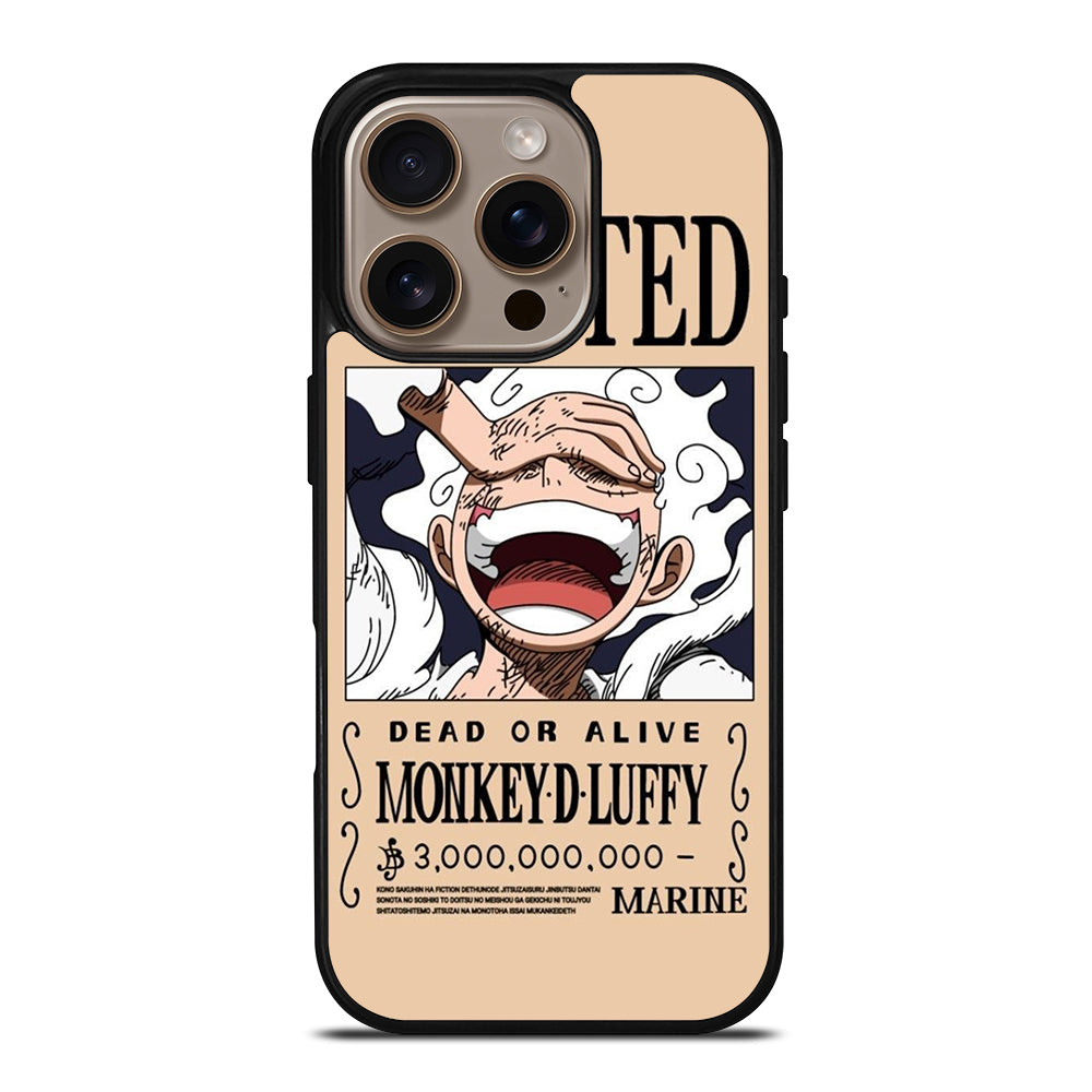 LUFFY ONE PIECE GEAR 5 iPhone 16 Pro Case Cover