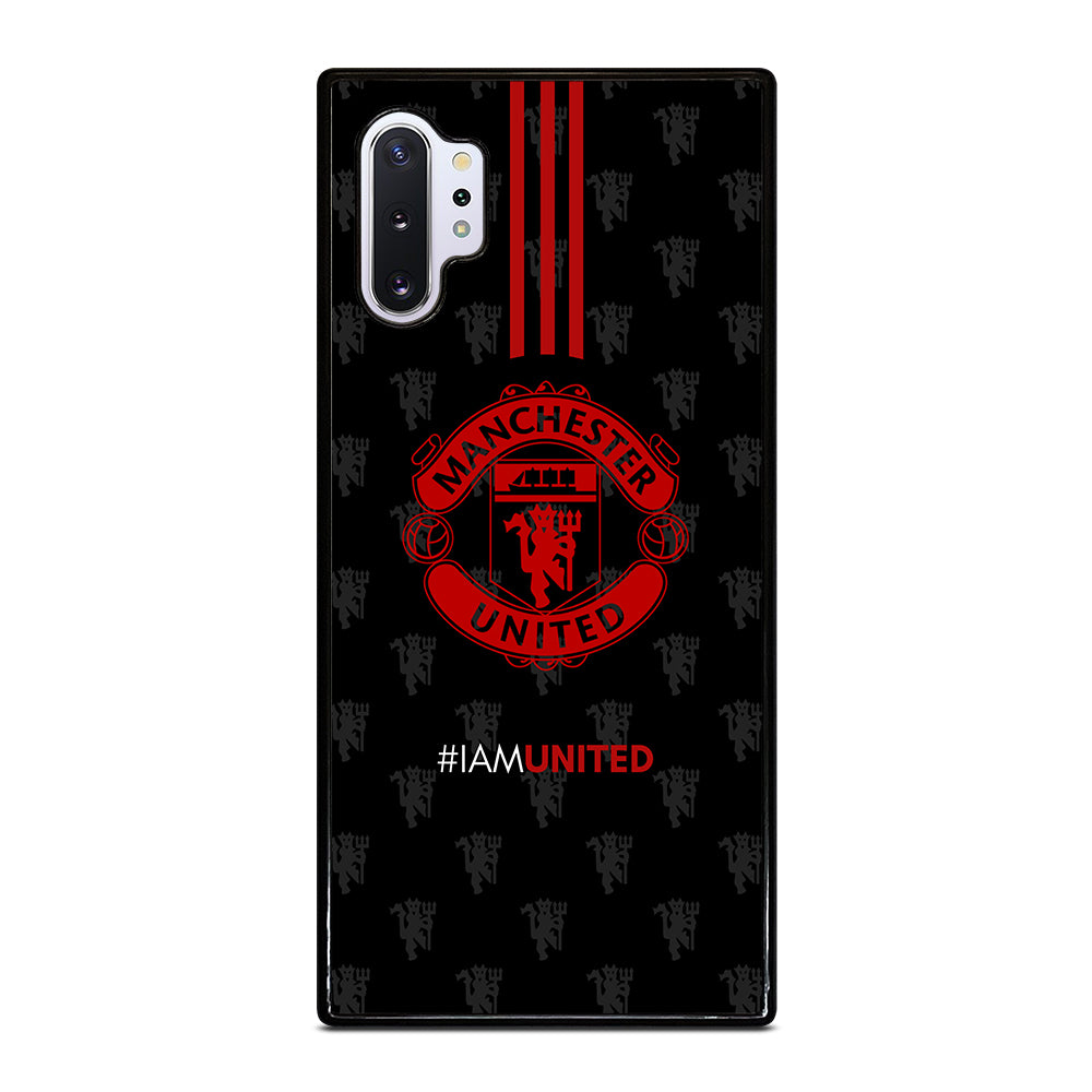 MANCHESTER UNITED SOCCER LOGO BLACK Samsung Galaxy Note 10 Plus Case Cover