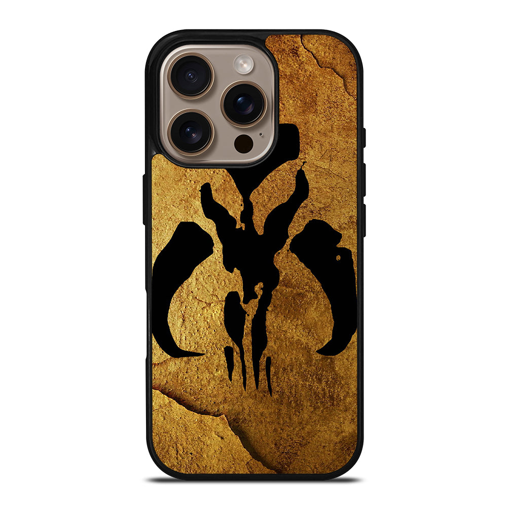 MANDALORIAN LOGO GOLD iPhone 16 Pro Case Cover