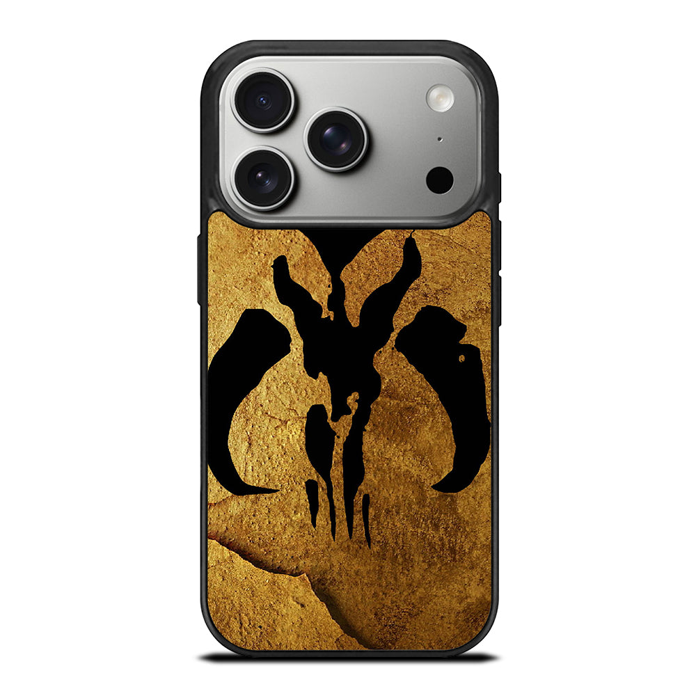 MANDALORIAN LOGO GOLD iPhone 17 Pro Case Cover