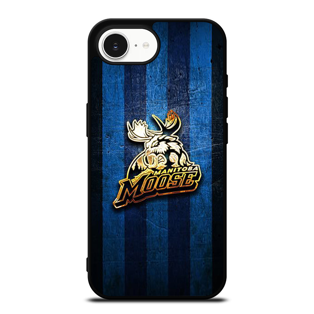 MANITOBA MOOSE GOLDEN LOGO iPhone 16e Case Cover