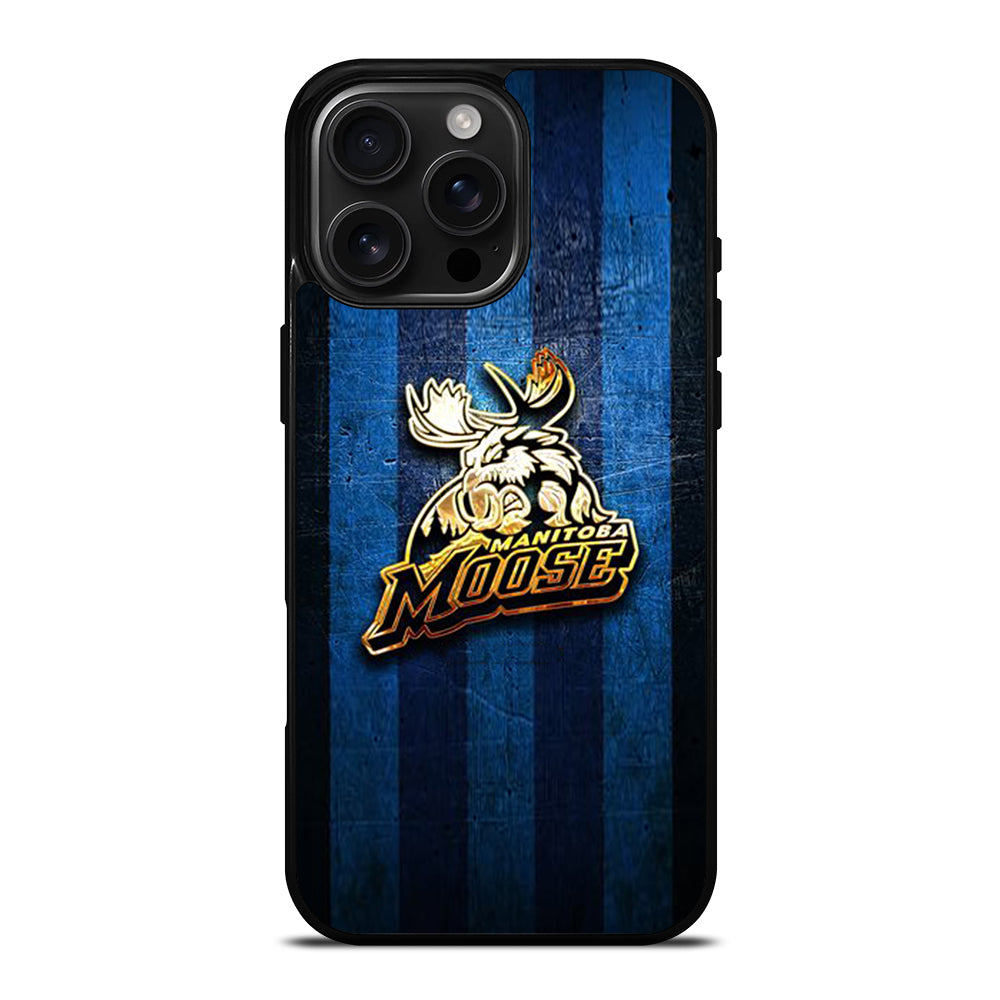MANITOBA MOOSE GOLDEN LOGO iPhone 16 Pro Max Case Cover