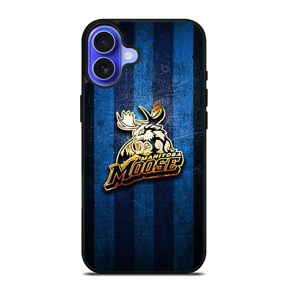 MANITOBA MOOSE GOLDEN LOGO iPhone 16 Case Cover