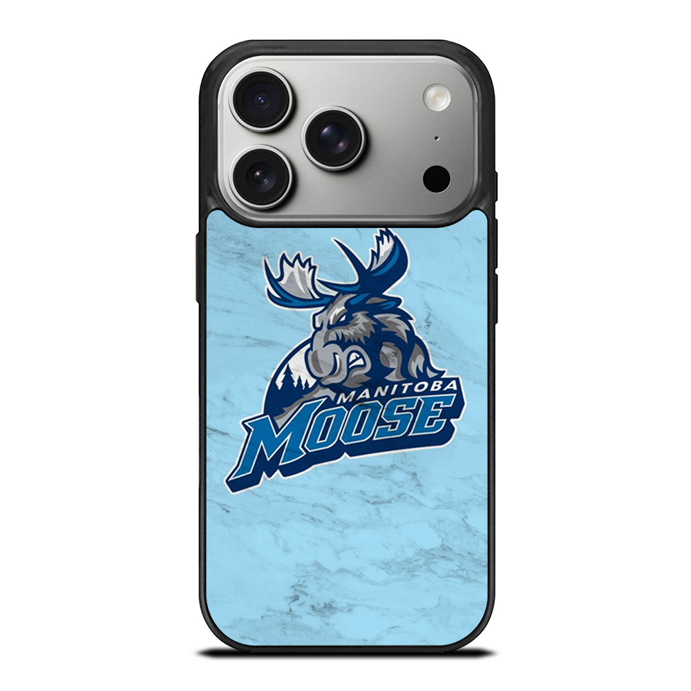 MANITOBA MOOSE MARBLE ICON iPhone 17 Pro Case Cover