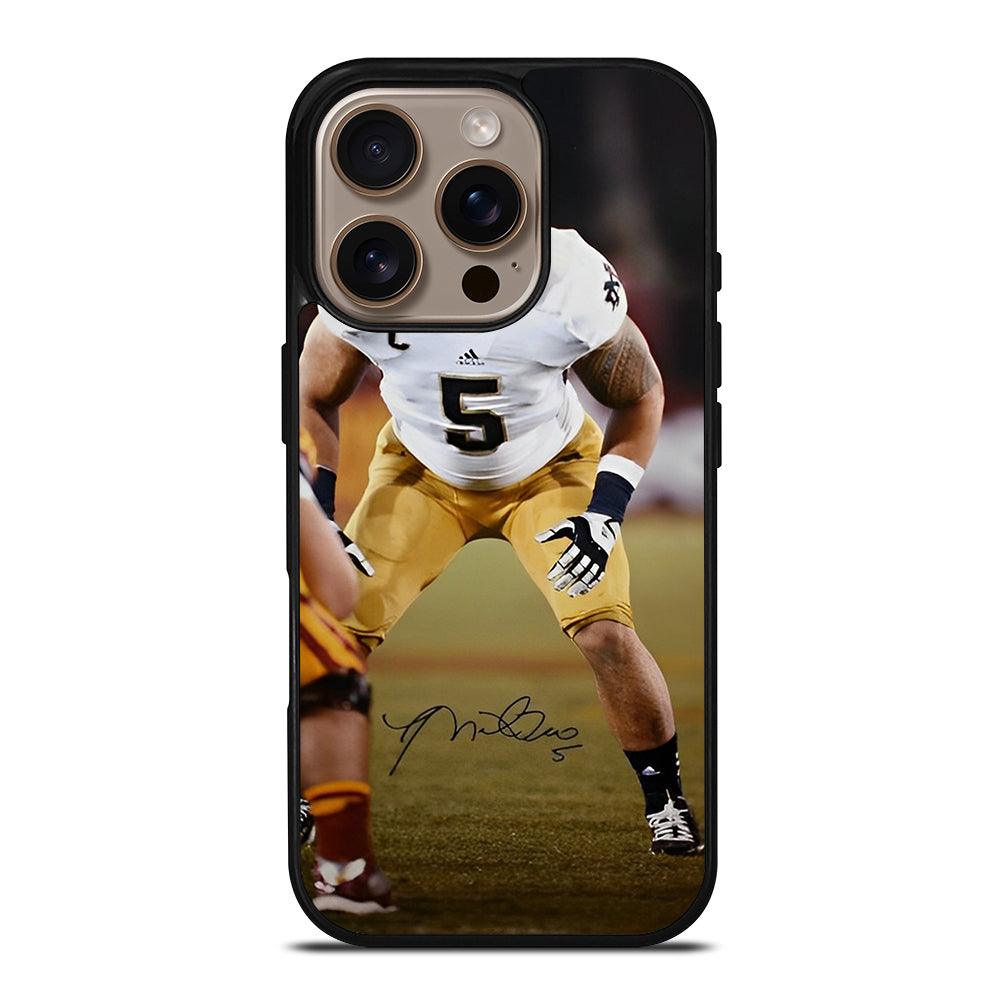 MANTI TE'O SIGNATURE iPhone 16 Pro Case Cover