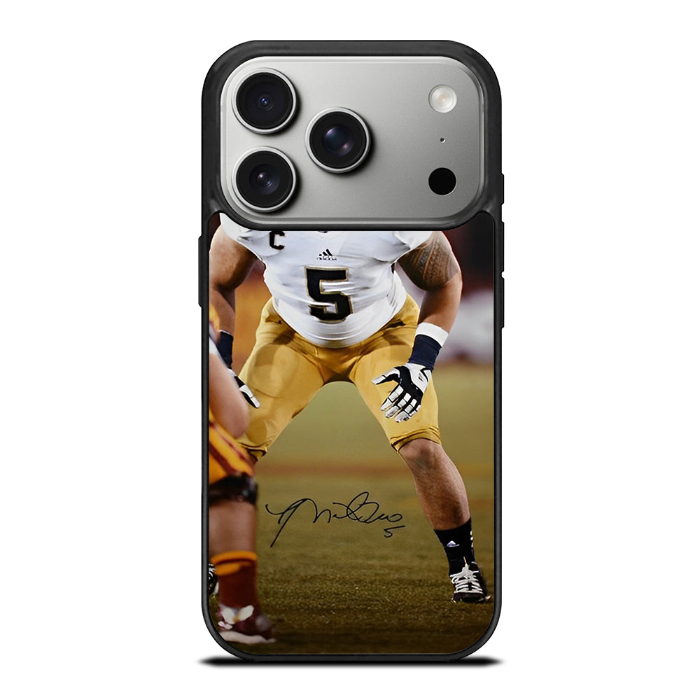 MANTI TE'O SIGNATURE iPhone 17 Pro Case Cover