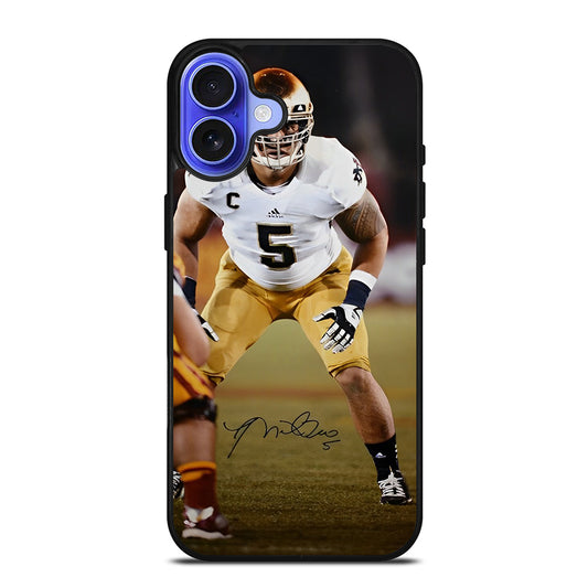 MANTI TE'O SIGNATURE iPhone 16 Case Cover