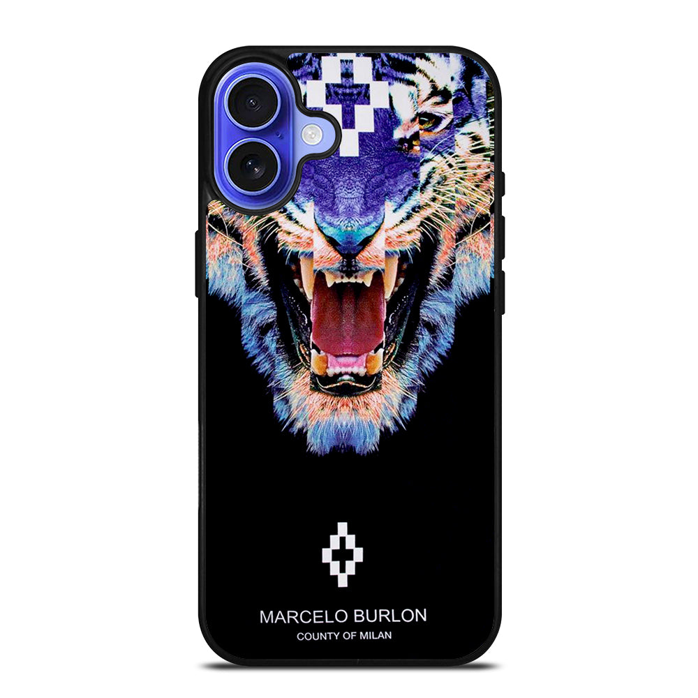 MARCELO BURLON LION 3 iPhone 16 Case Cover