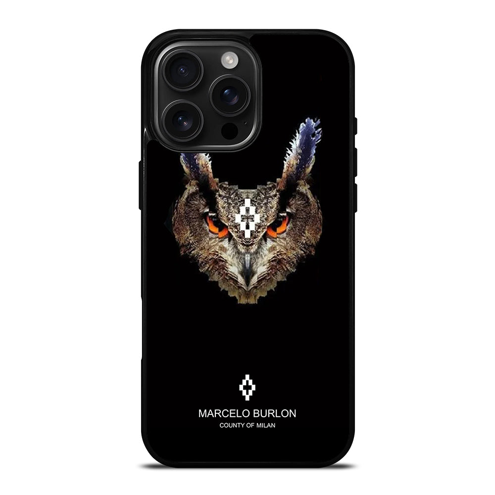 MARCELO BURLON OWL 3 iPhone 16 Pro Max Case Cover