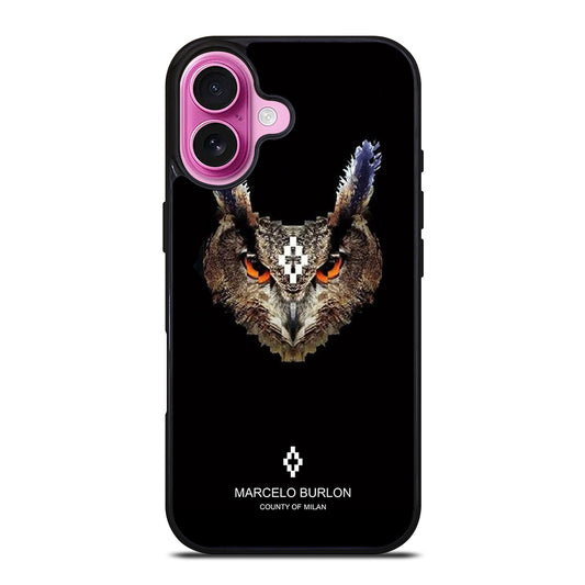 MARCELO BURLON OWL 3 iPhone 16 Plus Case Cover