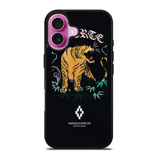 MARCELO BURLON TIGER LOGO 2 iPhone 16 Plus Case Cover