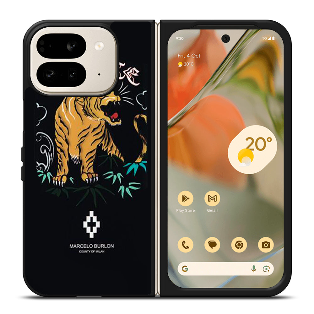 MARCELO BURLON TIGER LOGO 2 Google Pixel 9 Pro Fold Case Cover